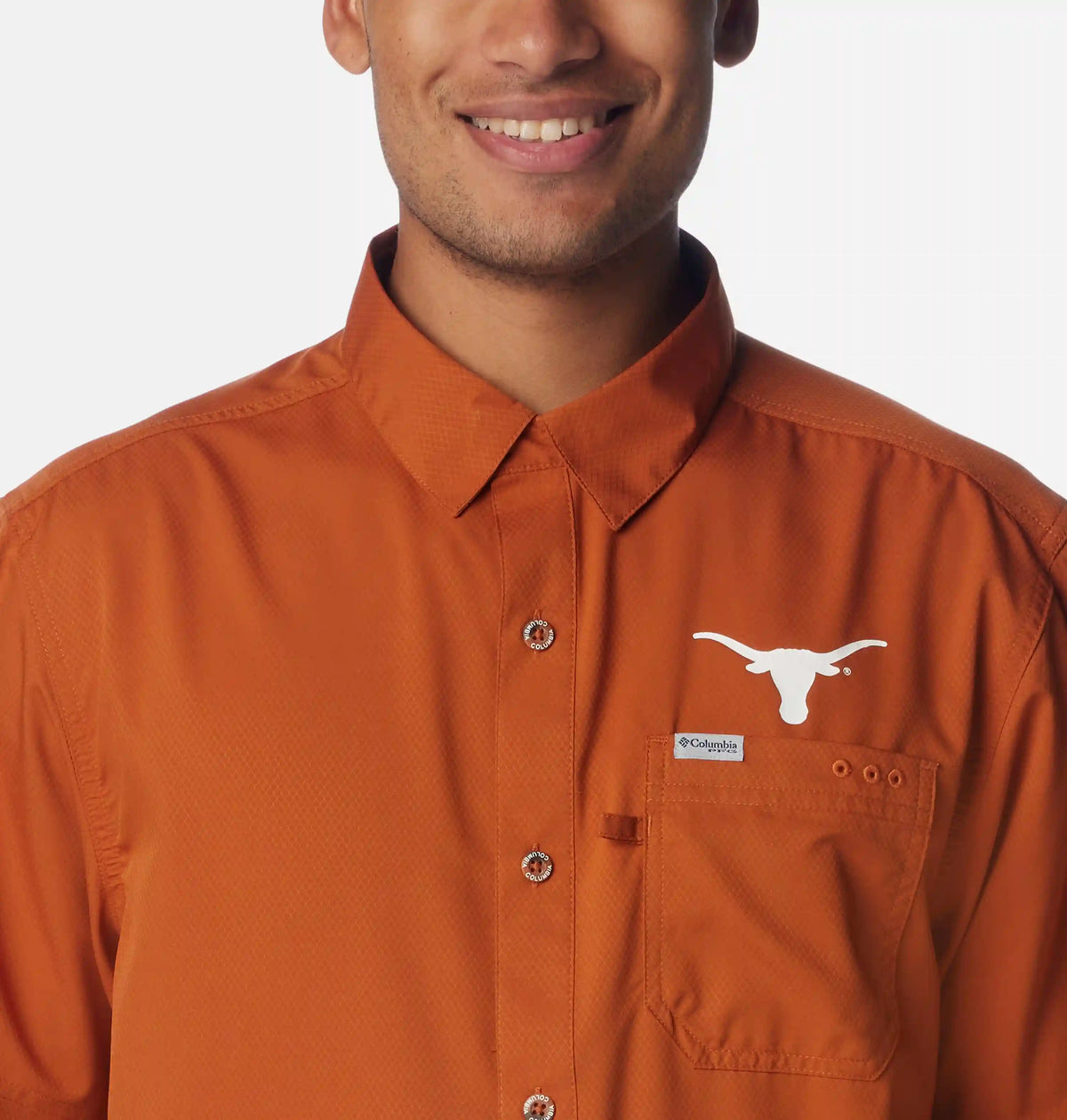 Men's Collegiate PFG Slack Tide Camp Shirt - Texas