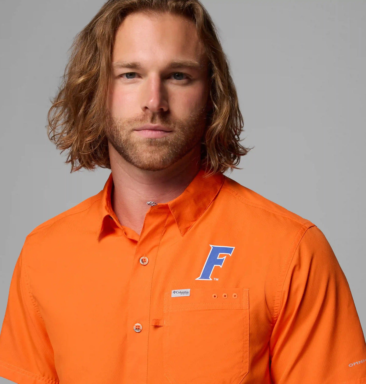 Men's Collegiate PFG Slack Tide Camp Shirt - Florida