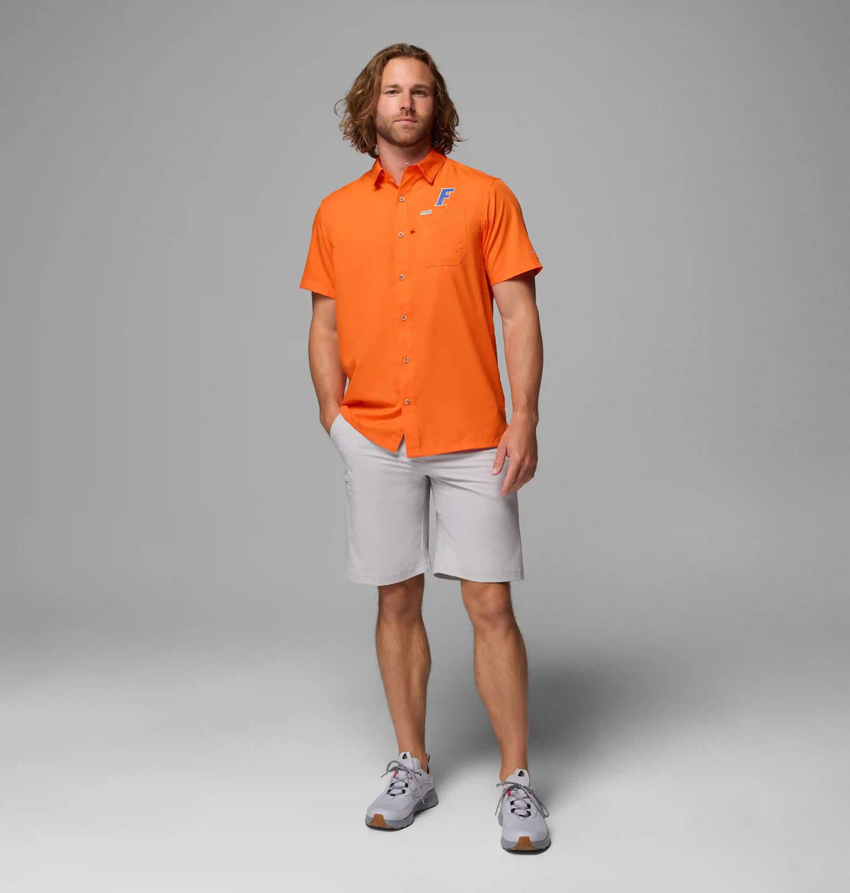 Men's Collegiate PFG Slack Tide Camp Shirt - Florida