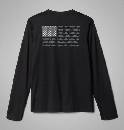 Boys' PFG Terminal Tackle Fish Flag Long Sleeve Shirt
