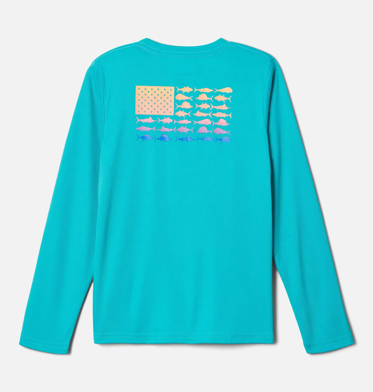 Boys' PFG Terminal Tackle Fish Flag Long Sleeve Shirt