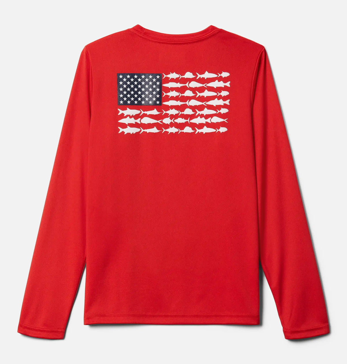 Boys' PFG Terminal Tackle Fish Flag Long Sleeve Shirt