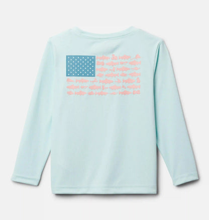 Boys' Toddler PFG Terminal Tackle Fish Flag Long Sleeve Shirt