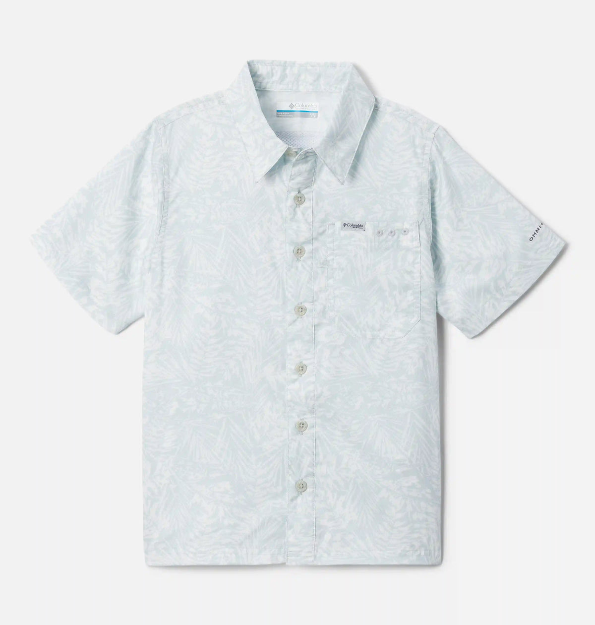 Boys' PFG Super Slack Tide Short Sleeve Camp Shirt