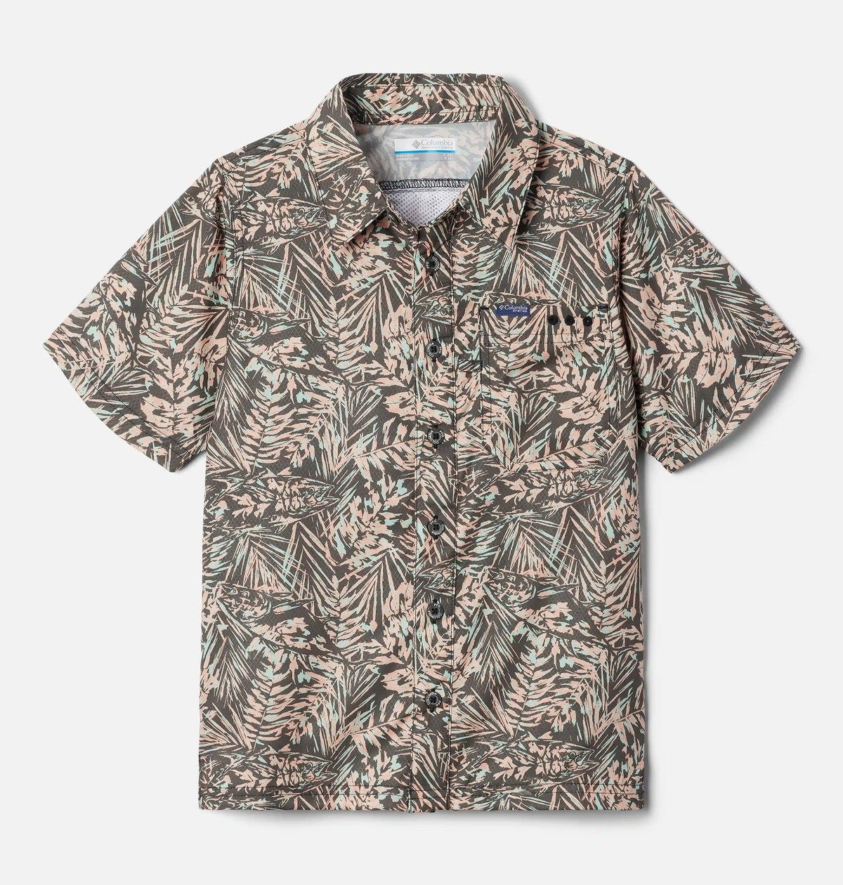 Boys' PFG Super Slack Tide Short Sleeve Camp Shirt