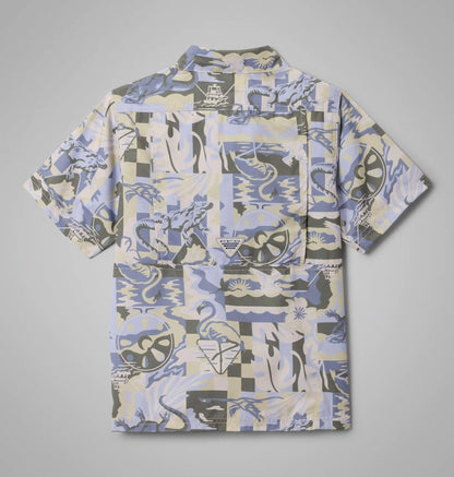 Boys' PFG Super Slack Tide Short Sleeve Camp Shirt