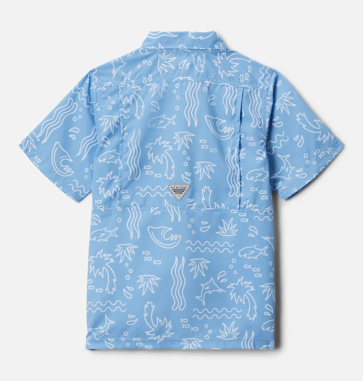 Boys' PFG Super Slack Tide Short Sleeve Camp Shirt