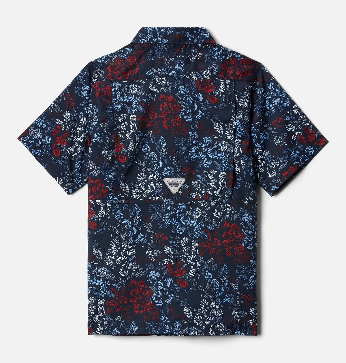 Boys' PFG Super Slack Tide Short Sleeve Camp Shirt
