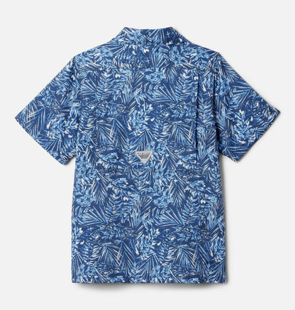 Boys' PFG Super Slack Tide Short Sleeve Camp Shirt