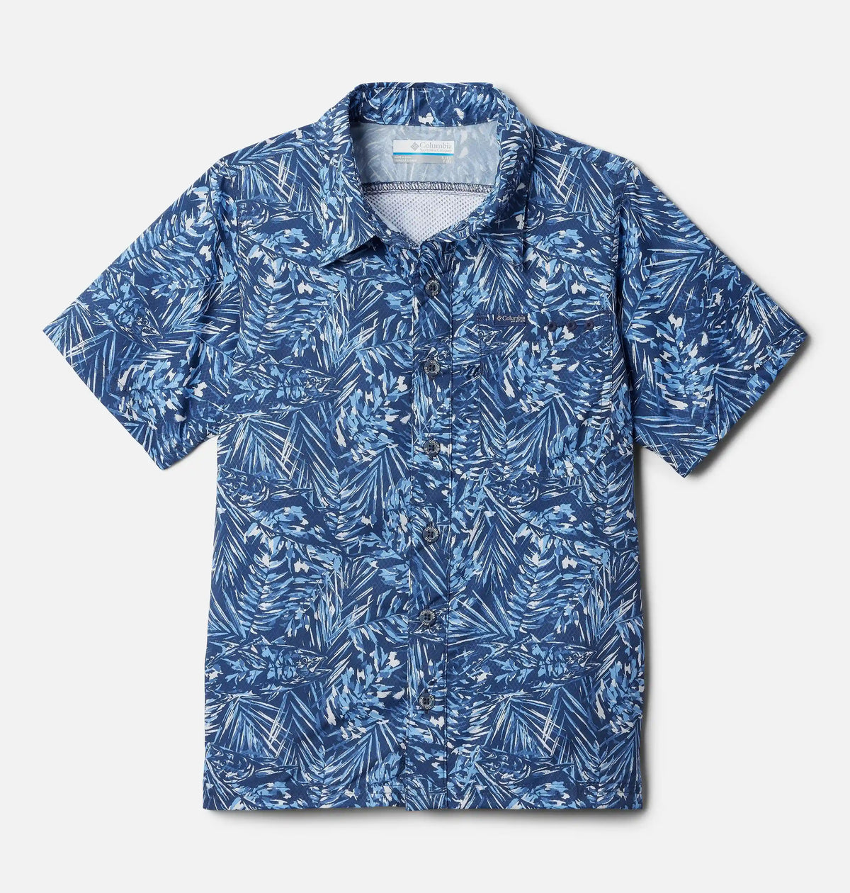 Boys' PFG Super Slack Tide Short Sleeve Camp Shirt