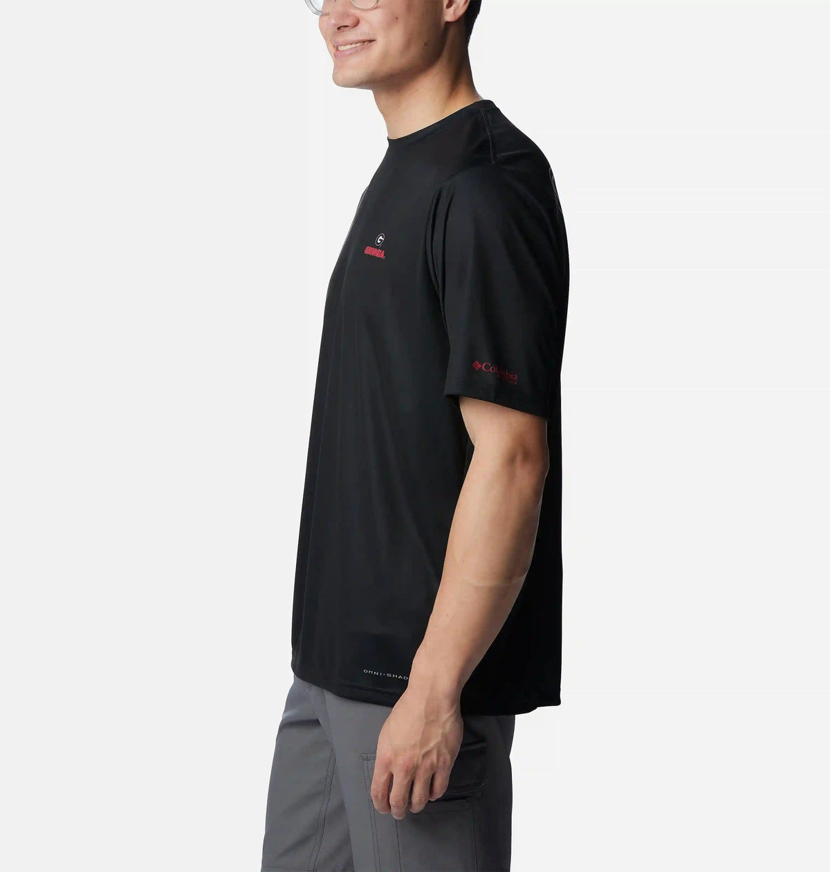 Men's Collegiate PFG Terminal Tackle Short Sleeve Shirt - Georgia