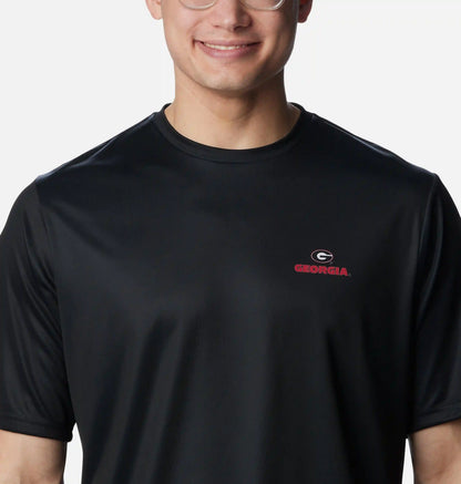 Men's Collegiate PFG Terminal Tackle Short Sleeve Shirt - Georgia