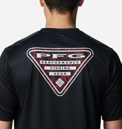 Men's Collegiate PFG Terminal Tackle Short Sleeve Shirt - Georgia