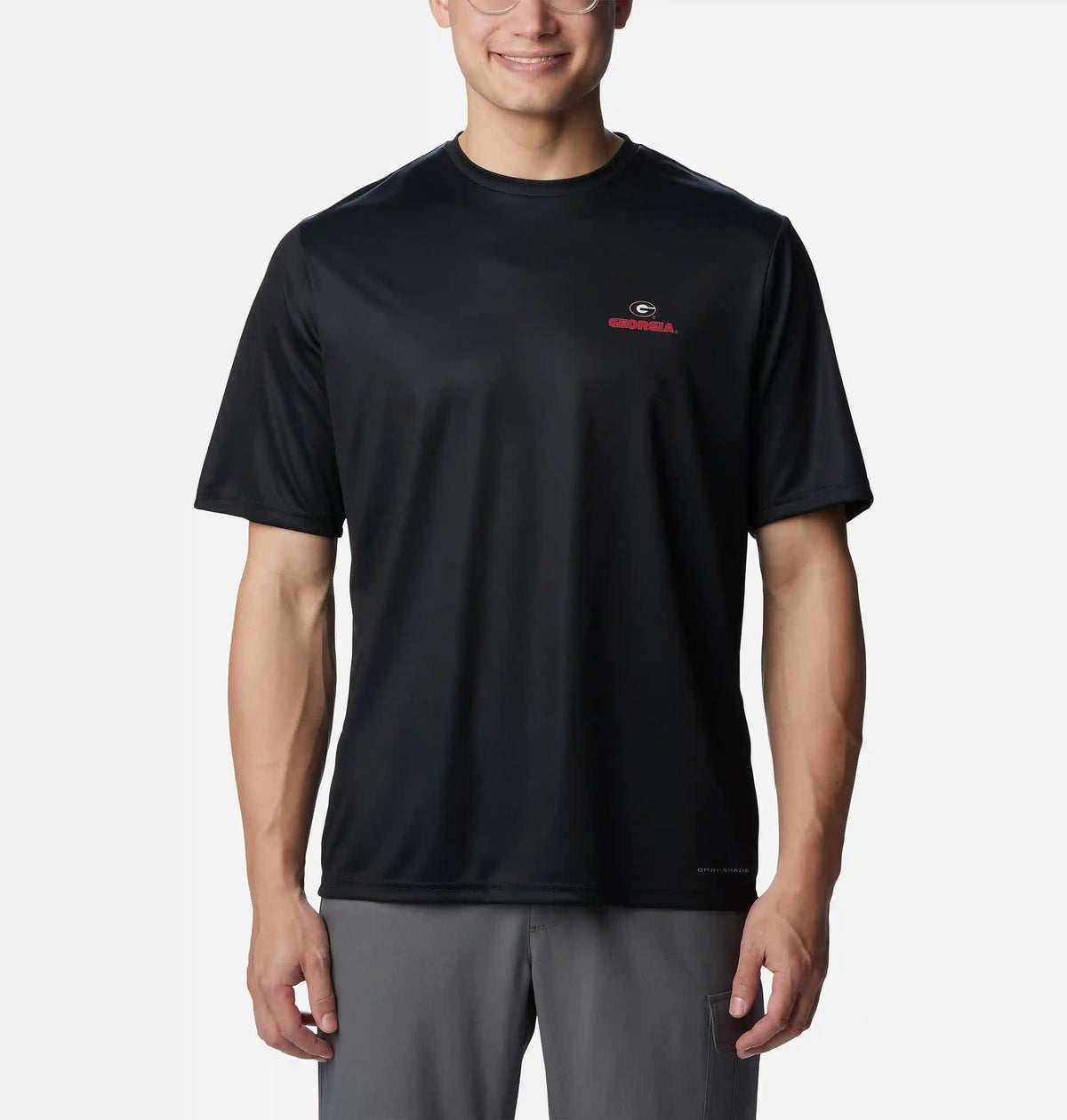Men's Collegiate PFG Terminal Tackle Short Sleeve Shirt - Georgia