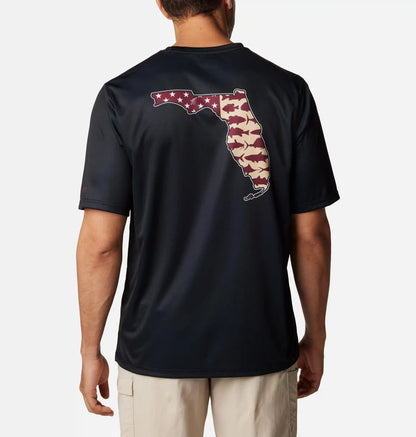 Men's Collegiate PFG Terminal Tackle Short Sleeve Shirt - Florida State