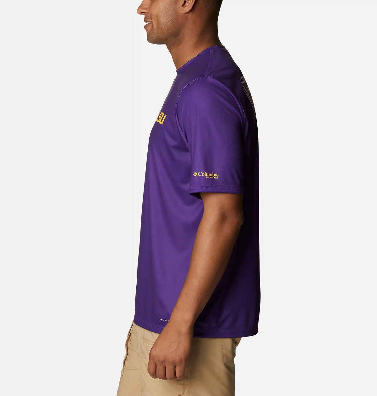 Men's Collegiate PFG Terminal Tackle Short Sleeve Shirt - LSU