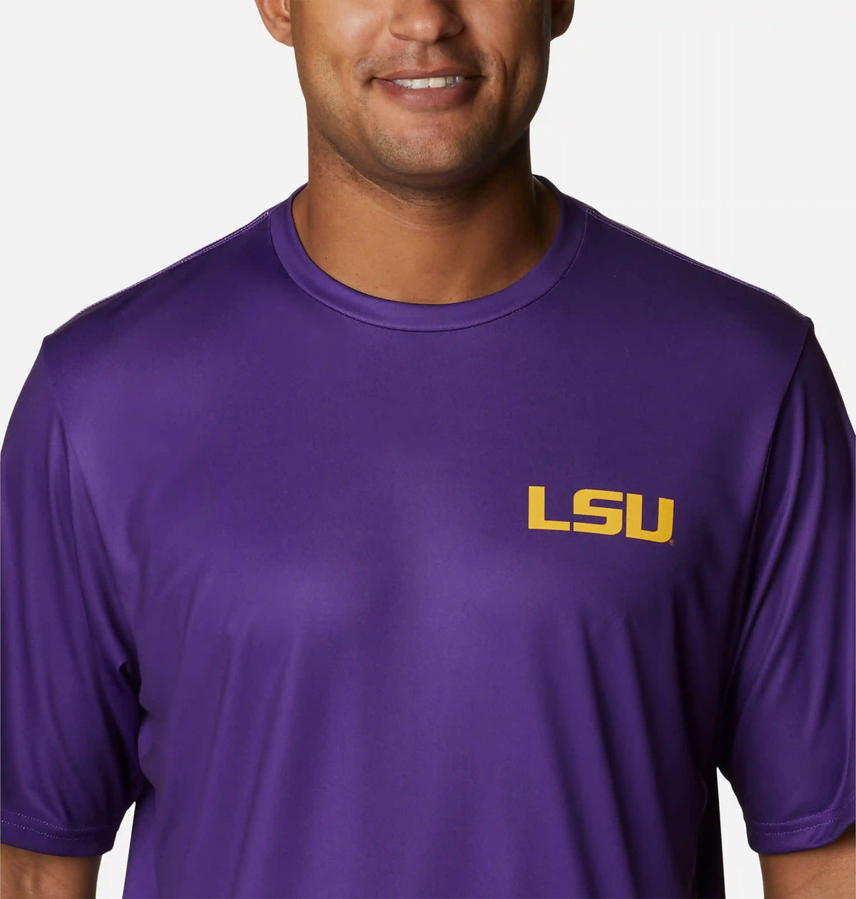 Men's Collegiate PFG Terminal Tackle Short Sleeve Shirt - LSU