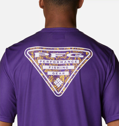 Men's Collegiate PFG Terminal Tackle Short Sleeve Shirt - LSU