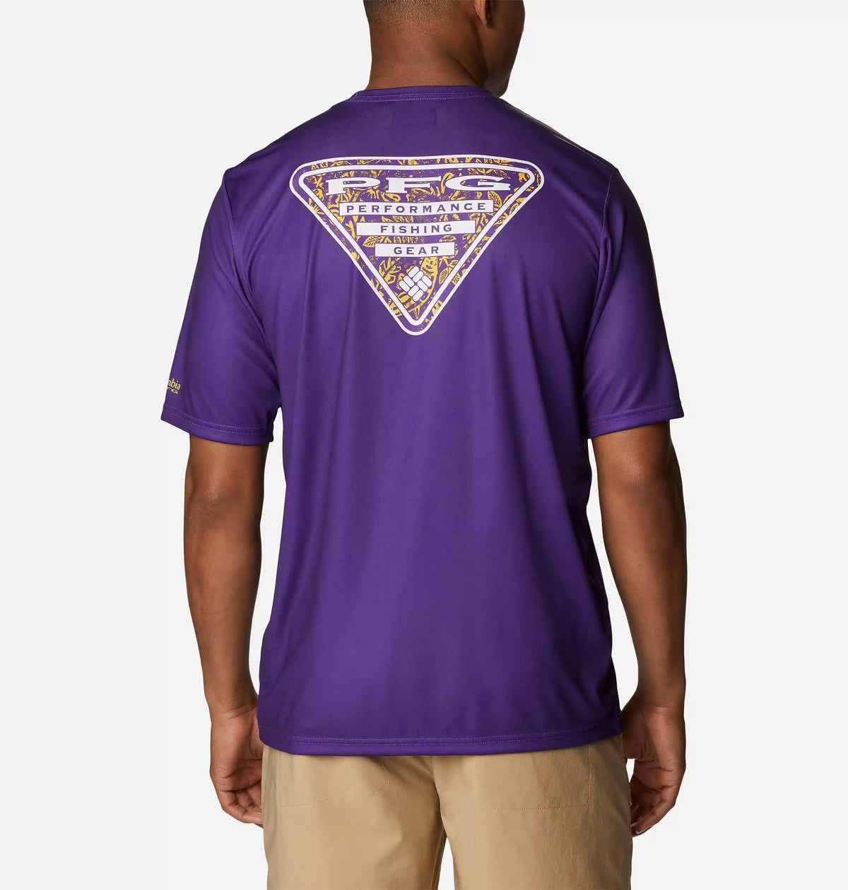 Men's Collegiate PFG Terminal Tackle Short Sleeve Shirt - LSU