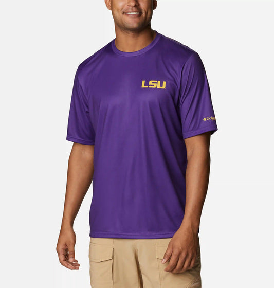 Men's Collegiate PFG Terminal Tackle Short Sleeve Shirt - LSU