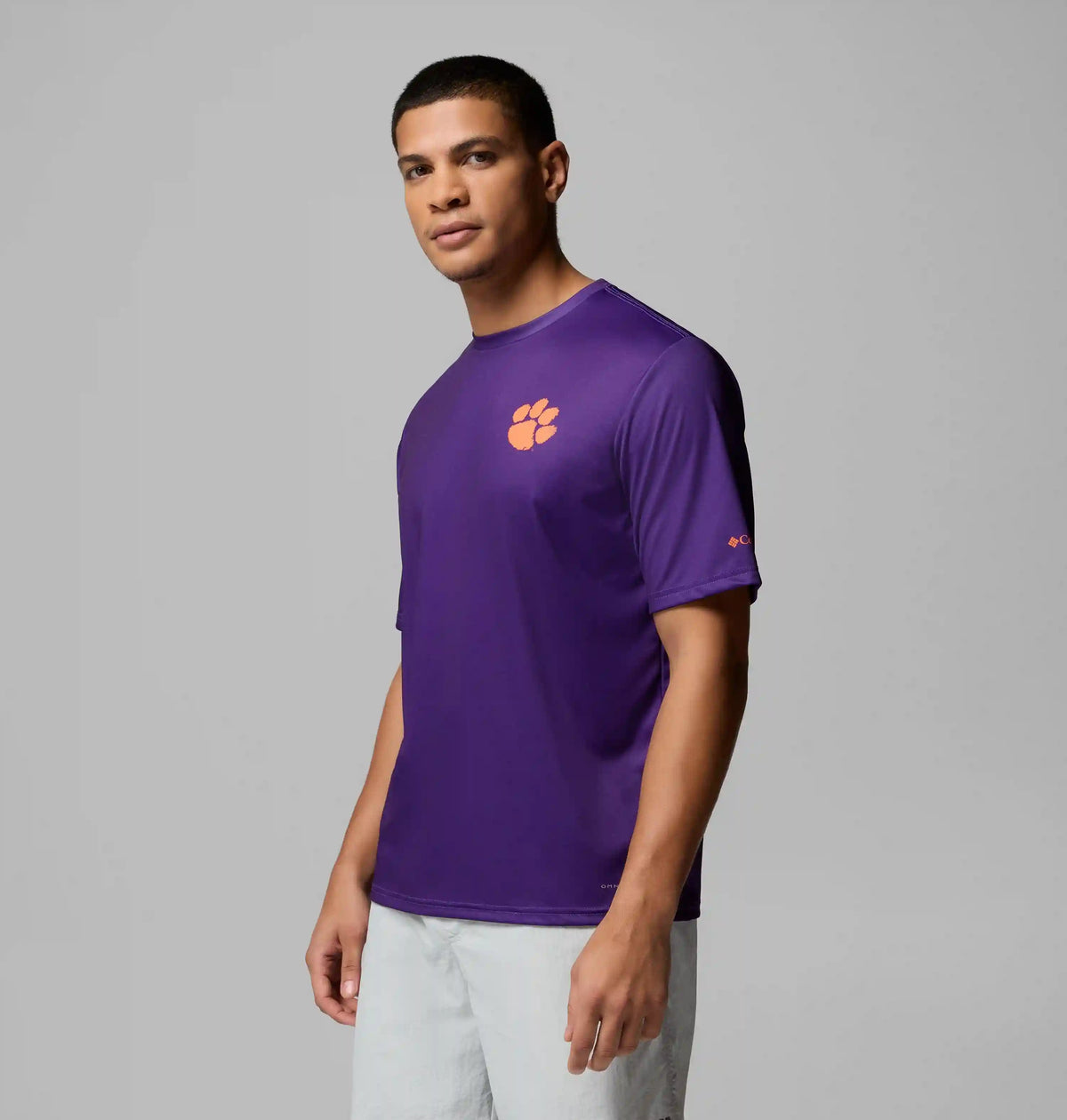 Men's Collegiate PFG Terminal Tackle Short Sleeve Shirt - Clemson