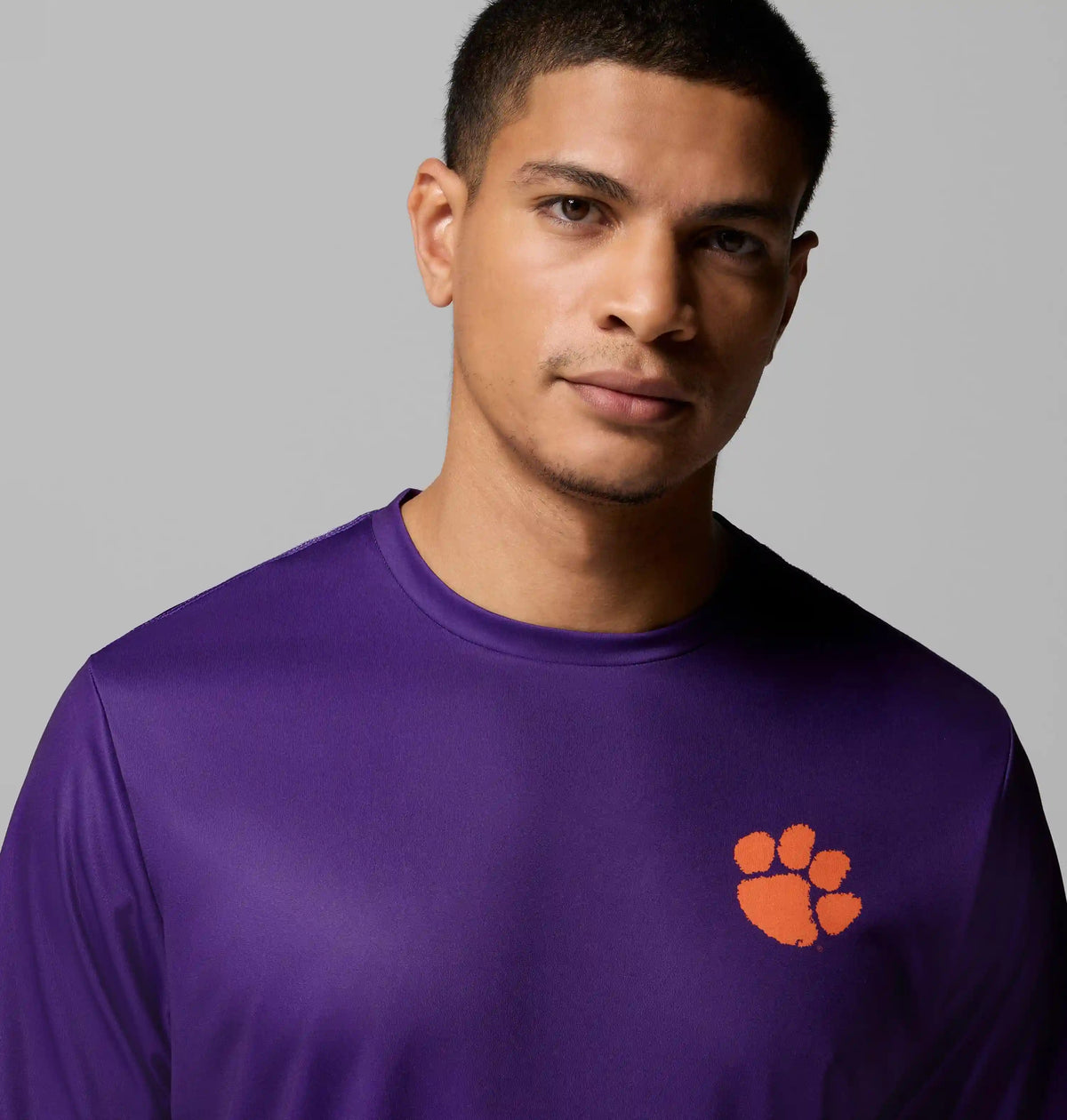 Men's Collegiate PFG Terminal Tackle Short Sleeve Shirt - Clemson
