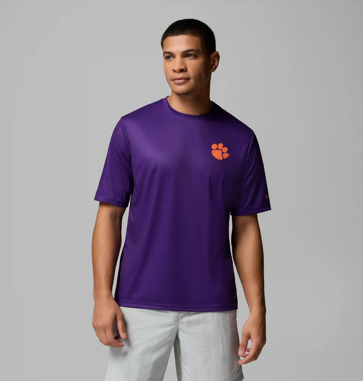Men's Collegiate PFG Terminal Tackle Short Sleeve Shirt - Clemson