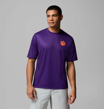 Men's Collegiate PFG Terminal Tackle Short Sleeve Shirt - Clemson
