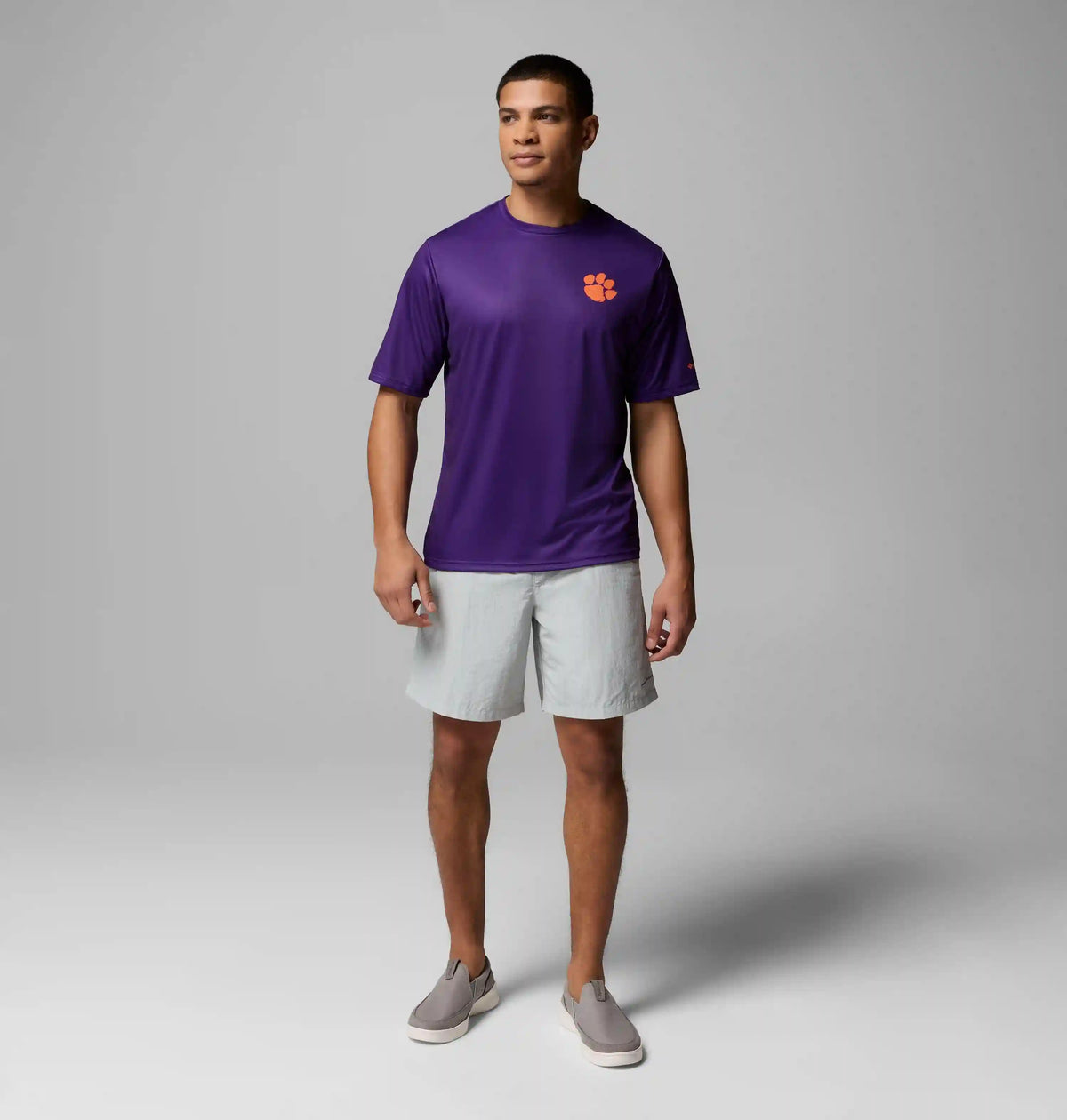 Men's Collegiate PFG Terminal Tackle Short Sleeve Shirt - Clemson