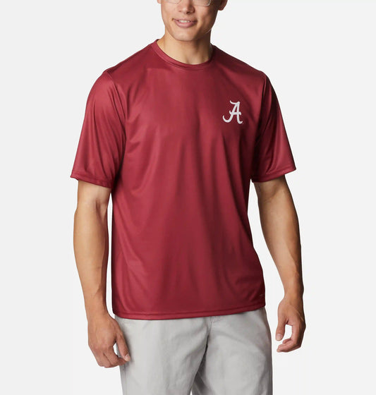 Men's Collegiate PFG Terminal Tackle Short Sleeve Shirt - Alabama