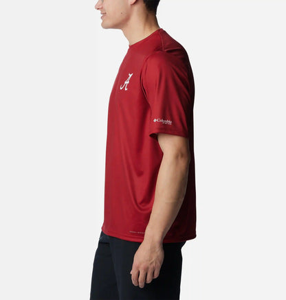 Men's Collegiate PFG Terminal Tackle Short Sleeve Shirt - Alabama