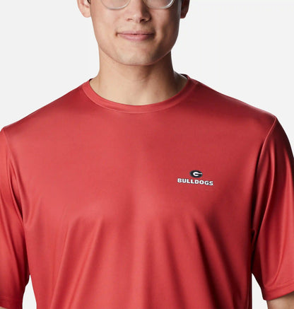 Men's Collegiate PFG Terminal Tackle Short Sleeve Shirt - Georgia