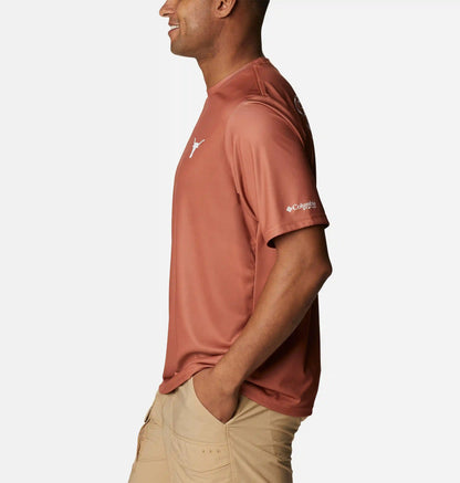 Men's Collegiate PFG Terminal Tackle Short Sleeve Shirt - Texas