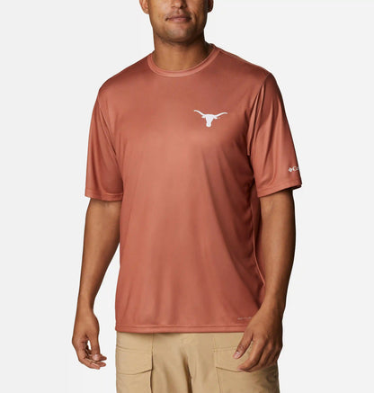 Men's Collegiate PFG Terminal Tackle Short Sleeve Shirt - Texas