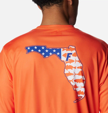 Men's Collegiate PFG Terminal Tackle Short Sleeve Shirt - Florida