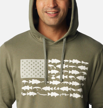Men's PFG Fish Flag II Hoodie