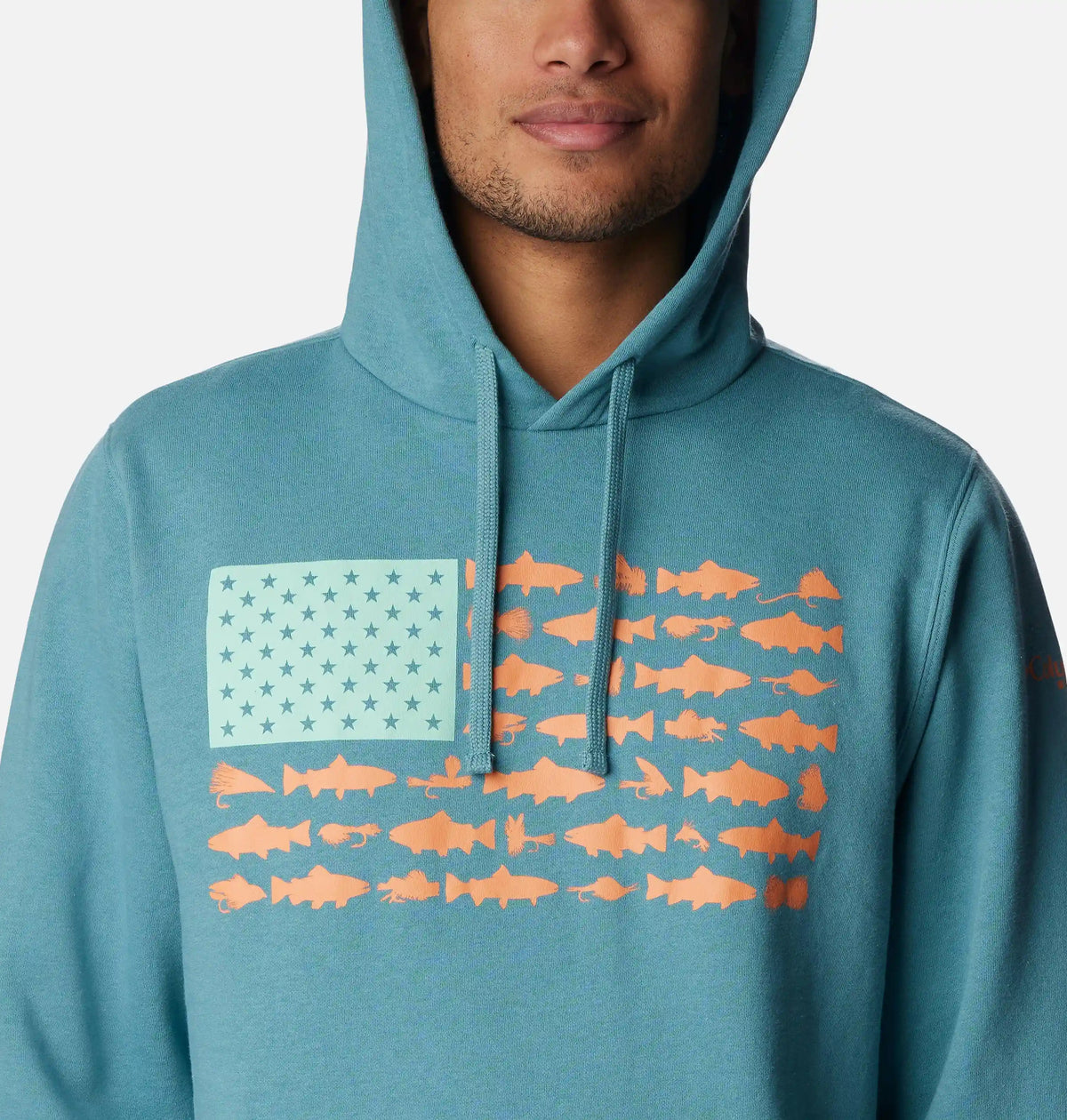Men's PFG Fish Flag II Hoodie