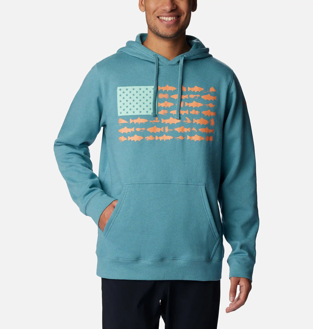 Men's PFG Fish Flag II Hoodie