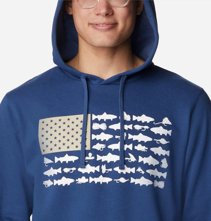 Men's PFG Fish Flag II Hoodie