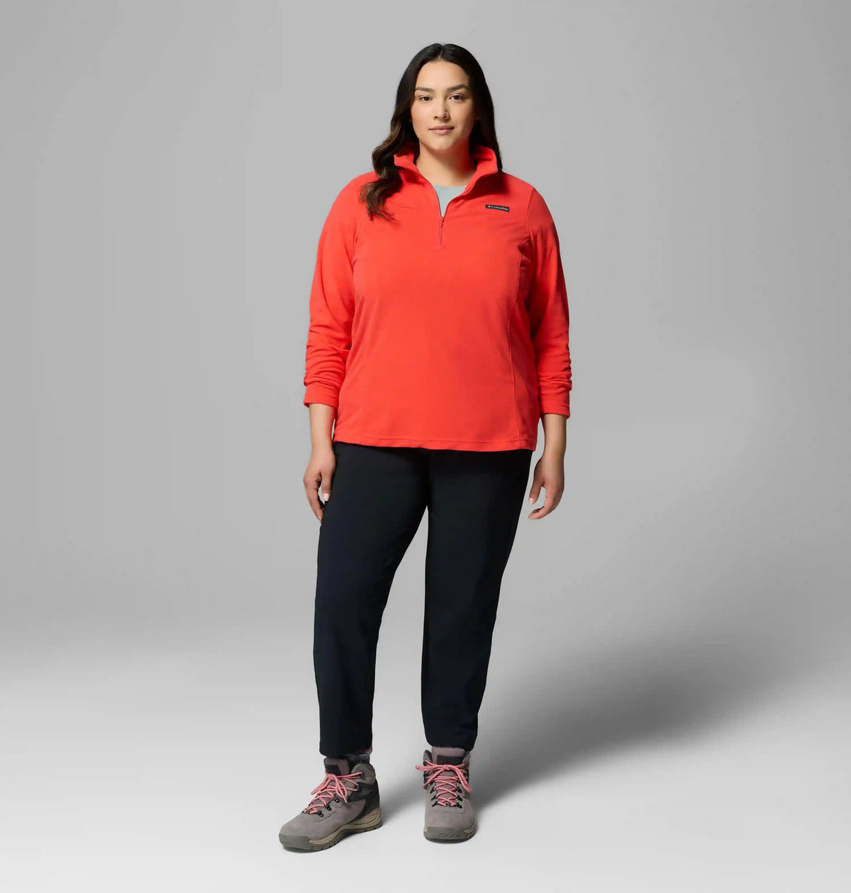 Women's Lake Aloha Half Zip Fleece Pullover - Plus Size