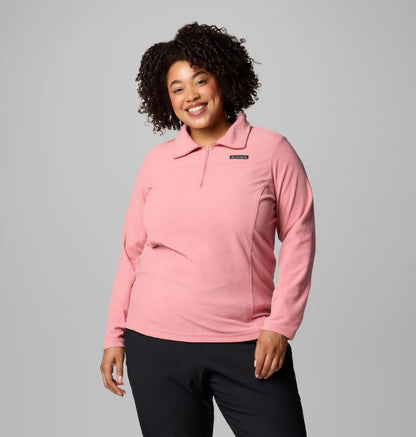 Women's Lake Aloha Half Zip Fleece Pullover - Plus Size