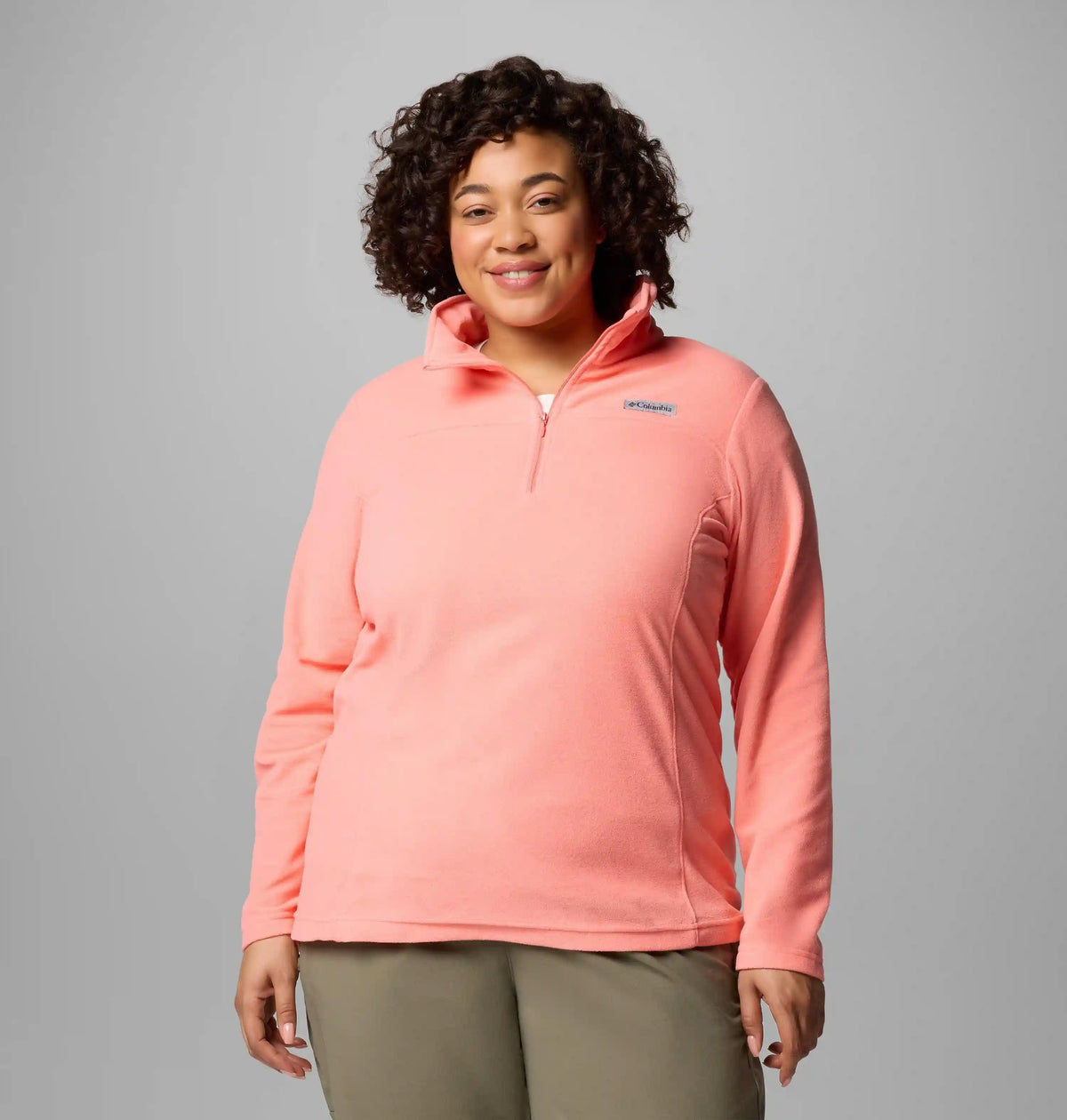 Women's Lake Aloha Half Zip Fleece Pullover - Plus Size
