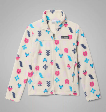 Girls' Castle Dale Printed Full Zip Fleece Jacket