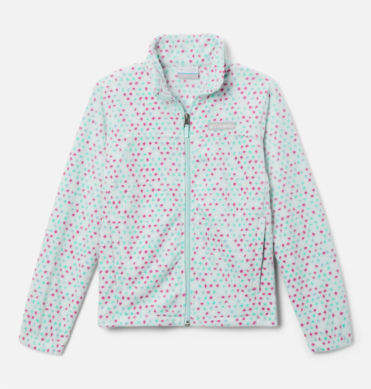 Girls' Castle Dale Printed Full Zip Fleece Jacket