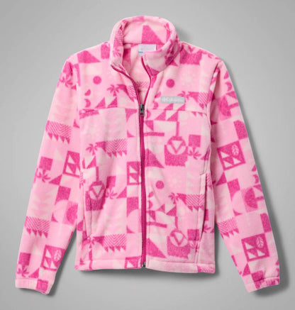 Girls' Castle Dale Printed Full Zip Fleece Jacket