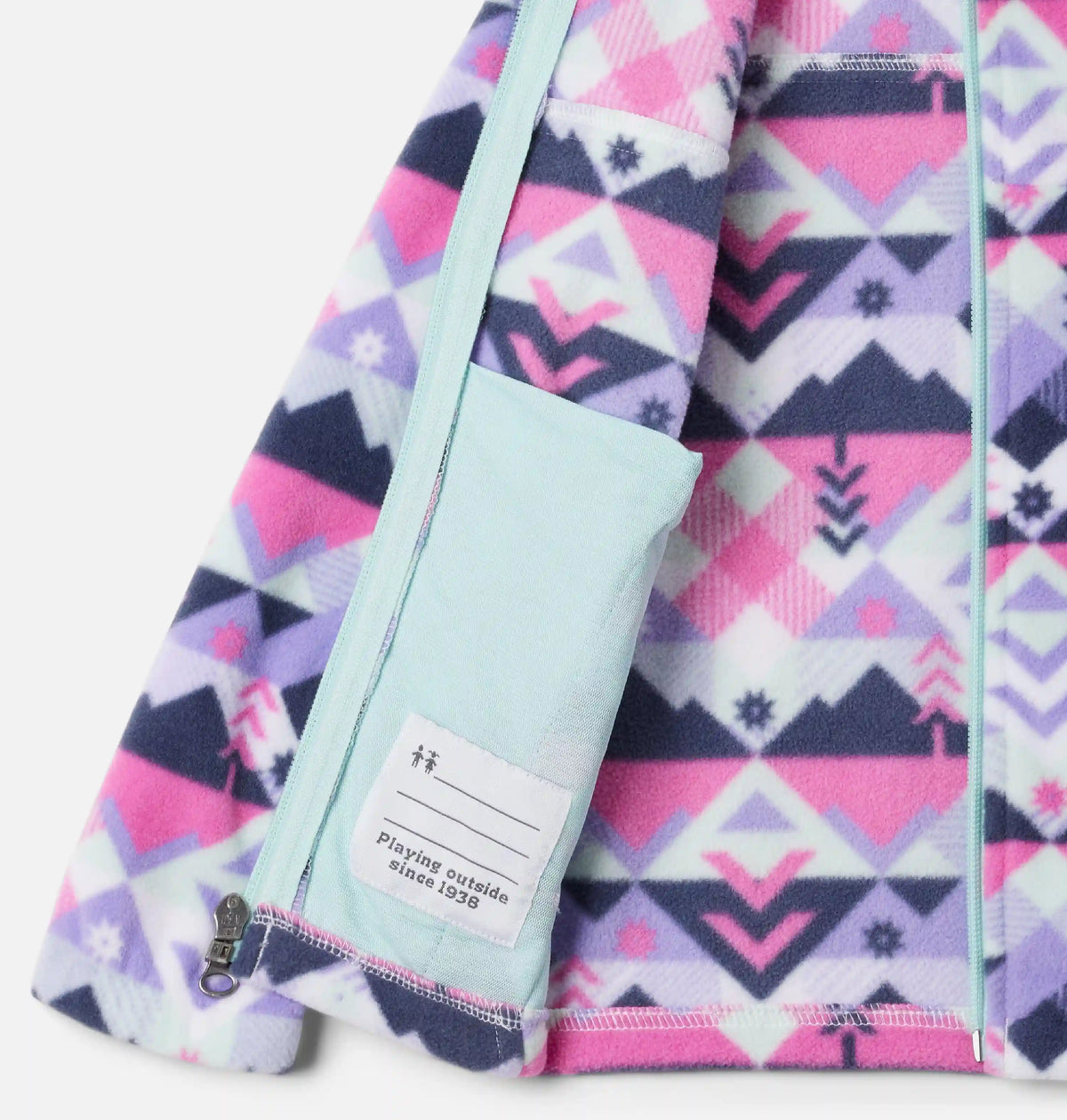 Girls' Toddler Castle Dale Printed Full Zip Fleece Jacket