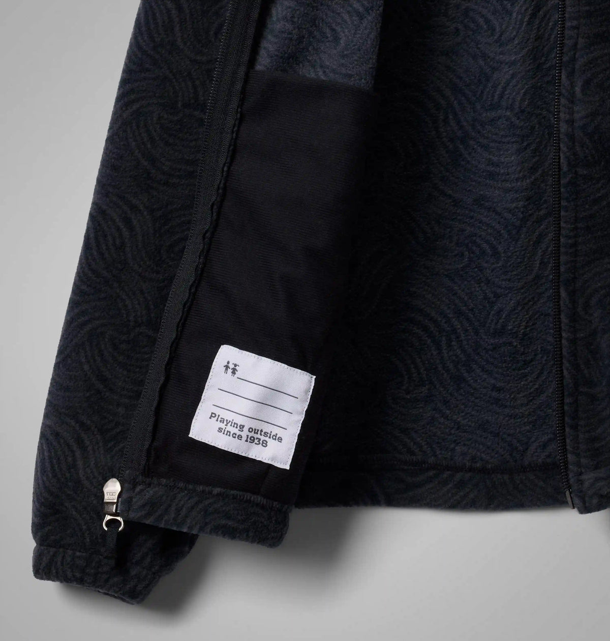 Boys' Castle Dale Printed Full Zip Fleece