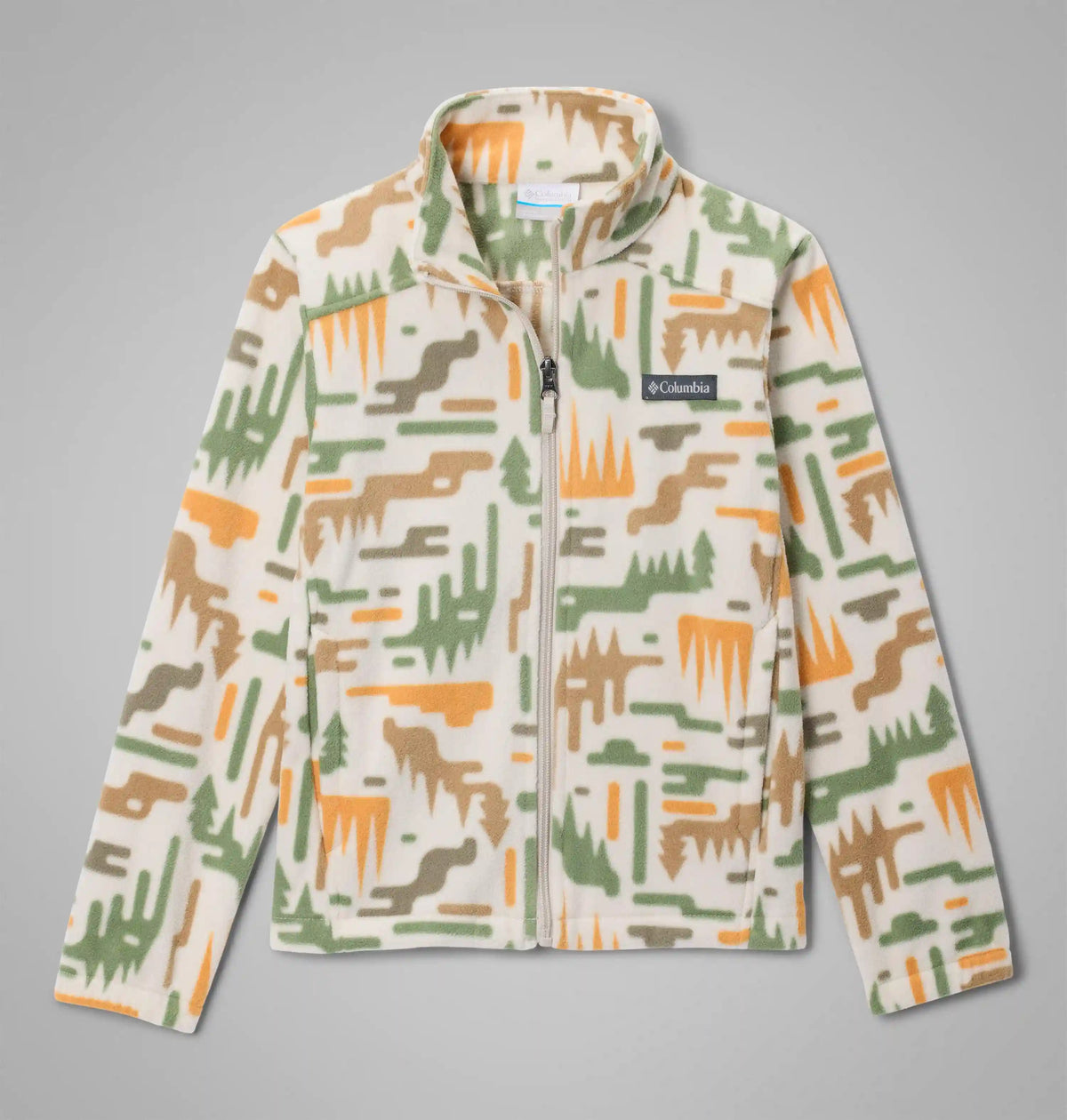 Boys' Castle Dale Printed Full Zip Fleece