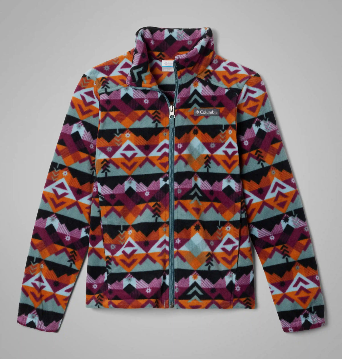 Boys' Castle Dale Printed Full Zip Fleece
