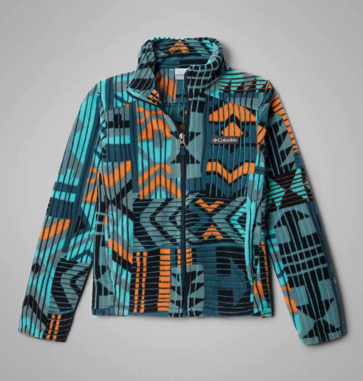 Boys' Castle Dale Printed Full Zip Fleece